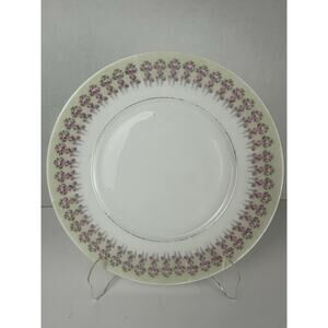 Antique Silesia Hermann Rose Porcelain Bread Plate Victorian Cottage Core